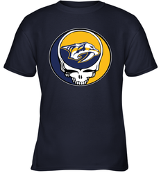 Nashville Predators Grateful Dead Steal Your Face Hockey NHL Youth T-Shirt