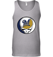 Milwaukee Brewers Grateful Dead Steal Your Face Baseball Mens Tank Top Mens Tank Top - VeigarTee