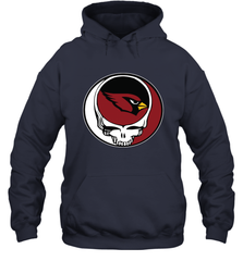 Arizona Cardinals Grateful Dead Steal Your Face NFL Football Adult Hoodie Sweatshirt Adult Hoodie Sweatshirt - VeigarTee