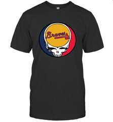 Atlanta Braves Grateful Dead Steal Your Face Baseball Mens T-Shirt Mens T-Shirt - VeigarTee