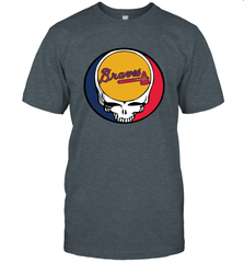 Atlanta Braves Grateful Dead Steal Your Face Baseball Mens T-Shirt Mens T-Shirt - VeigarTee