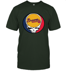 Atlanta Braves Grateful Dead Steal Your Face Baseball Mens T-Shirt Mens T-Shirt - VeigarTee