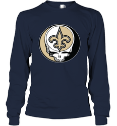 New Orleans Saints Grateful Dead Steal Your Face NFL Football Adult Long Sleeve T-Shirt
