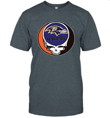 Baltimore Ravens Grateful Dead Steal Your Face NFL Football Mens T-Shirt Mens T-Shirt - VeigarTee