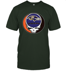 Baltimore Ravens Grateful Dead Steal Your Face NFL Football Mens T-Shirt Mens T-Shirt - VeigarTee