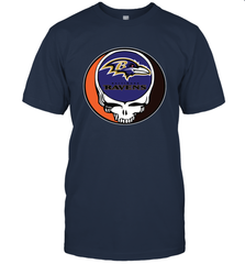 Baltimore Ravens Grateful Dead Steal Your Face NFL Football Mens T-Shirt Mens T-Shirt - VeigarTee