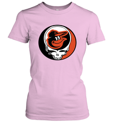 Baltimore Orioles Grateful Dead Steal Your Face Baseball Womens T-Shirt Womens T-Shirt - VeigarTee