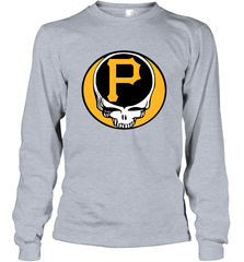 Pittsburgh Pirates Grateful Dead Steal Your Face Baseball Adult Long Sleeve T-Shirt Adult Long Sleeve T-Shirt - VeigarTee