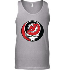 New Jersey Devils Grateful Dead Steal Your Face Hockey NHL Mens Tank Top Mens Tank Top - VeigarTee