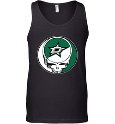 Dallas Stars Grateful Dead Steal Your Face Hockey NHL Mens Tank Top