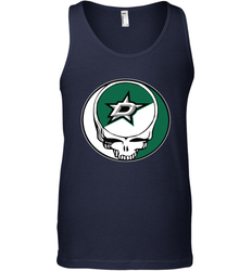 Dallas Stars Grateful Dead Steal Your Face Hockey NHL Mens Tank Top