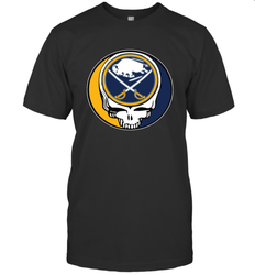 Buffalo Sabres Grateful Dead Steal Your Face Hockey NHL Mens T-Shirt