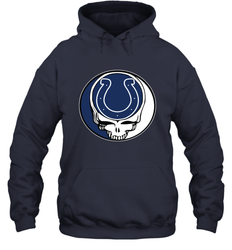 Indianapolis Colts Grateful Dead Steal Your Face NFL Football Adult Hoodie Sweatshirt