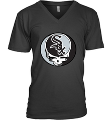 Chicago White Sox Grateful Dead Steal Your Face Baseball Mens V-Neck T-Shirt Mens V-Neck T-Shirt - VeigarTee