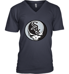 Chicago White Sox Grateful Dead Steal Your Face Baseball Mens V-Neck T-Shirt Mens V-Neck T-Shirt - VeigarTee