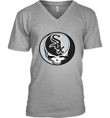 Chicago White Sox Grateful Dead Steal Your Face Baseball Mens V-Neck T-Shirt Mens V-Neck T-Shirt - VeigarTee