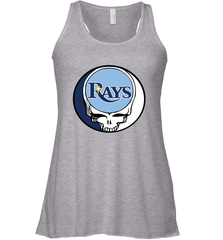 Tampa Bay Rays Grateful Dead Steal Your Face Baseball Womens Racerback Tank Top Womens Racerback Tank Top - VeigarTee