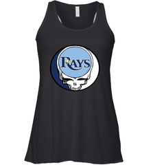 Tampa Bay Rays Grateful Dead Steal Your Face Baseball Womens Racerback Tank Top Womens Racerback Tank Top - VeigarTee