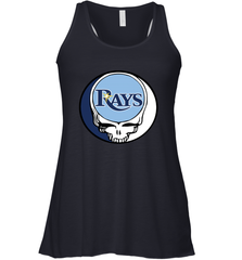 Tampa Bay Rays Grateful Dead Steal Your Face Baseball Womens Racerback Tank Top Womens Racerback Tank Top - VeigarTee