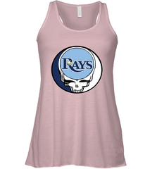 Tampa Bay Rays Grateful Dead Steal Your Face Baseball Womens Racerback Tank Top Womens Racerback Tank Top - VeigarTee