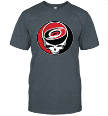 Carolina Hurricanes Grateful Dead Steal Your Face Hockey NHL Mens T-Shirt Mens T-Shirt - VeigarTee