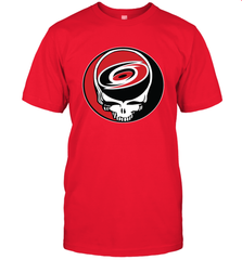Carolina Hurricanes Grateful Dead Steal Your Face Hockey NHL Mens T-Shirt Mens T-Shirt - VeigarTee