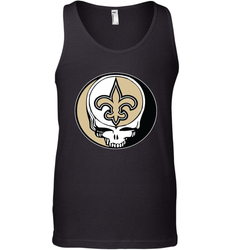 New Orleans Saints Grateful Dead Steal Your Face NFL Football Mens Tank Top