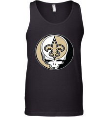 New Orleans Saints Grateful Dead Steal Your Face NFL Football Mens Tank Top Mens Tank Top - VeigarTee