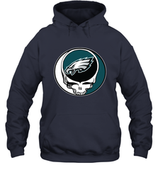 Philadelphia Eagles Grateful Dead Steal Your Face NFL Football Adult Hoodie Sweatshirt Adult Hoodie Sweatshirt - VeigarTee