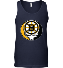 Boston Bruins Grateful Dead Steal Your Face Hockey NHL Mens Tank Top Mens Tank Top - VeigarTee