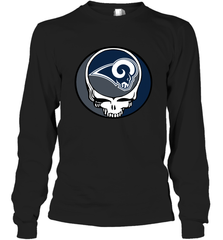 Los Angeles Rams Grateful Dead Steal Your Face NFL Football Adult Long Sleeve T-Shirt Adult Long Sleeve T-Shirt - VeigarTee
