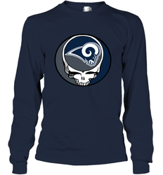 Los Angeles Rams Grateful Dead Steal Your Face NFL Football Adult Long Sleeve T-Shirt