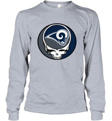 Los Angeles Rams Grateful Dead Steal Your Face NFL Football Adult Long Sleeve T-Shirt Adult Long Sleeve T-Shirt - VeigarTee
