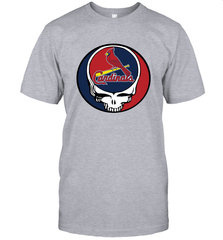 St Louis Cardinals Grateful Dead Steal Your Face Baseball Mens T-Shirt Mens T-Shirt - VeigarTee
