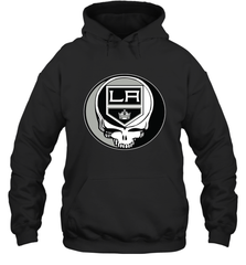 Los Angeles Kings Grateful Dead Steal Your Face Hockey NHL Adult Hoodie Sweatshirt Adult Hoodie Sweatshirt - VeigarTee