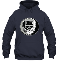Los Angeles Kings Grateful Dead Steal Your Face Hockey NHL Adult Hoodie Sweatshirt Adult Hoodie Sweatshirt - VeigarTee