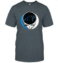 Carolina Panthers Grateful Dead Steal Your Face NFL Football Mens T-Shirt Mens T-Shirt - VeigarTee