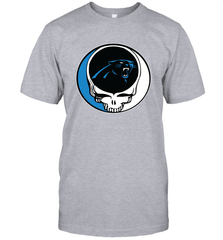 Carolina Panthers Grateful Dead Steal Your Face NFL Football Mens T-Shirt Mens T-Shirt - VeigarTee