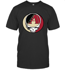 Arizona Diamondbacks Grateful Dead Steal Your Face Baseball Mens T-Shirt Mens T-Shirt - VeigarTee