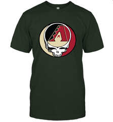 Arizona Diamondbacks Grateful Dead Steal Your Face Baseball Mens T-Shirt Mens T-Shirt - VeigarTee