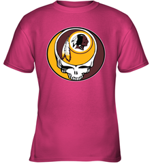 Washington Redskins Grateful Dead Steal Your Face NFL Football Youth T-Shirt Youth T-Shirt - VeigarTee