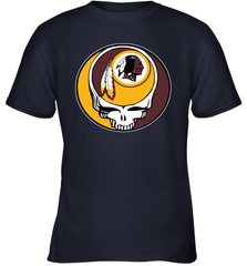 Washington Redskins Grateful Dead Steal Your Face NFL Football Youth T-Shirt Youth T-Shirt - VeigarTee
