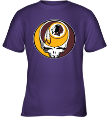 Washington Redskins Grateful Dead Steal Your Face NFL Football Youth T-Shirt Youth T-Shirt - VeigarTee
