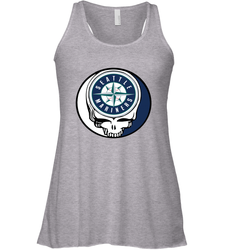 Seattle Mariners Grateful Dead Steal Your Face Baseball Womens Racerback Tank Top