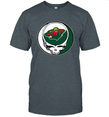 Minnesota Wild Grateful Dead Steal Your Face Hockey NHL Mens T-Shirt Mens T-Shirt - VeigarTee