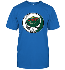 Minnesota Wild Grateful Dead Steal Your Face Hockey NHL Mens T-Shirt Mens T-Shirt - VeigarTee