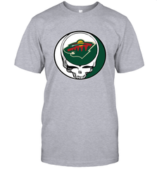 Minnesota Wild Grateful Dead Steal Your Face Hockey NHL Mens T-Shirt Mens T-Shirt - VeigarTee