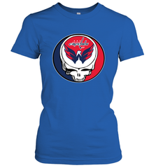 Washington Capitals Grateful Dead Steal Your Face Hockey NHL Womens T-Shirt Womens T-Shirt - VeigarTee