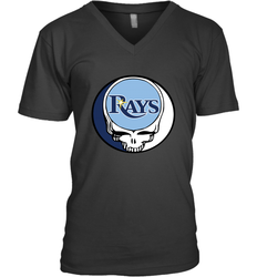 Tampa Bay Rays Grateful Dead Steal Your Face Baseball Mens V-Neck T-Shirt