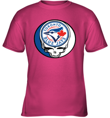 Toronto Blue Jays Grateful Dead Steal Your Face Baseball Youth T-Shirt Youth T-Shirt - VeigarTee